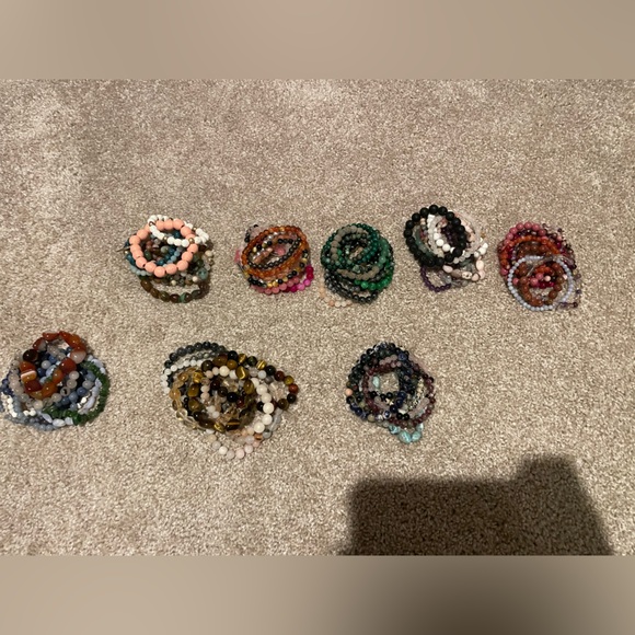 crystals Jewelry - Vibrant Beaded 80 Bracelet Bundle